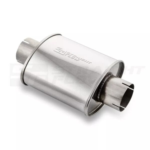 Muffler  Oval C/C 140/220 L-250 D-89 SS - Image 2