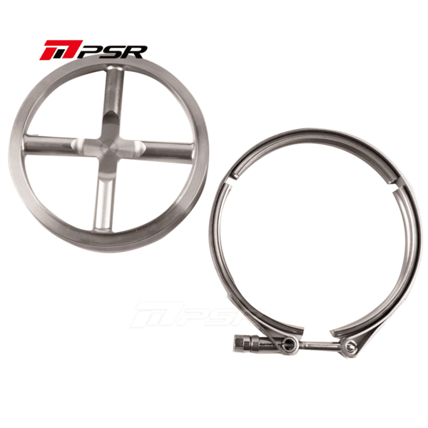 Pulsar PSR Stainless Steel Turbine Cross Guard Flange Clamp Kit for PRO88 PRO98 PRO106 Turbos - Image 3