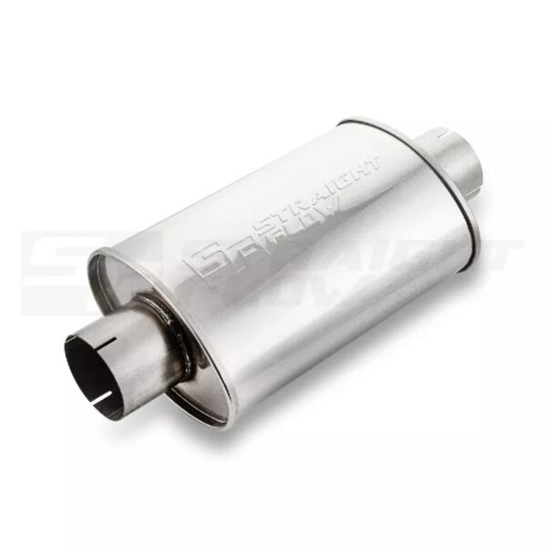 Muffler Oval C/C 140/220 L-350 D-89 SS
