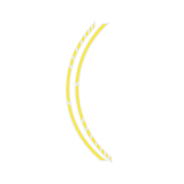 PIN-Strip. Racing rim des. Neon-Yellow
