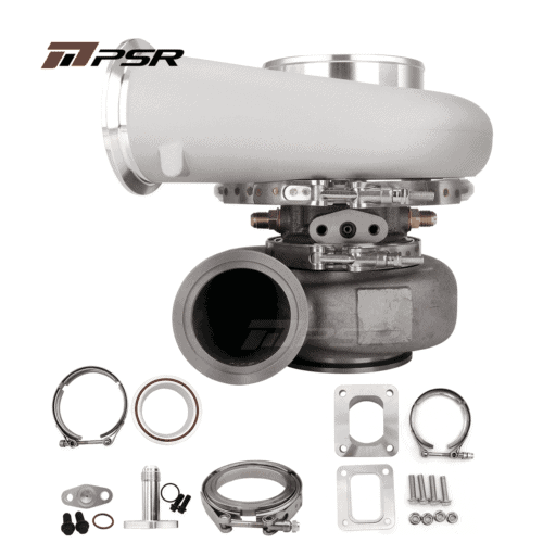 PSR 7782G Dual Ball Bearing Turbocharger HP Rating 1500 – Dual Vband 1.28A/R+An Adapter Vband to T4