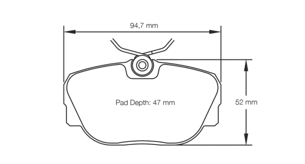 E154429010 - Pagid RSL 29 Brake Pads; Front - Image 2