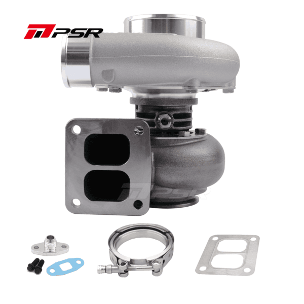 PSR 6862A Curved Point Milled Compressor Wheel Dual Ball Bearing Turbocharger HP Rating 1050 - T4 Divided A/R0.85