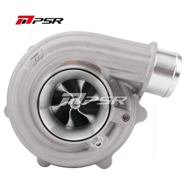 PSR 5449A Curved Point Milled Compressor Wheel Dual Ball Bearing Turbocharger HP Rating 660 - .72A/R DUAL V-BAND W/O IWG, T51R Mod