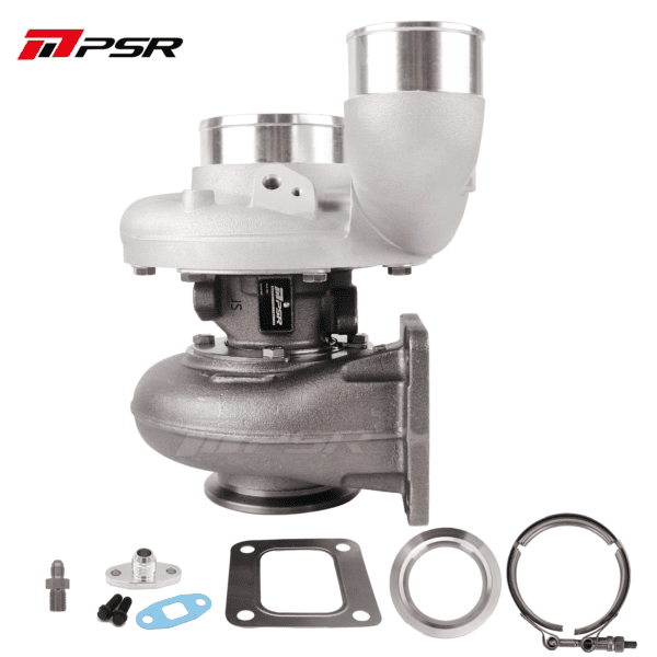PULSAR Billet 363D 366D 369D DUAL CERAMIC BALL BEARING Turbo with 90¡ã Elbow Outlet Compressor