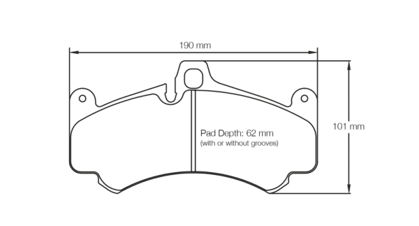 S8003L01001 - Pagid RSL 1 Brake Pads; Front - Image 2