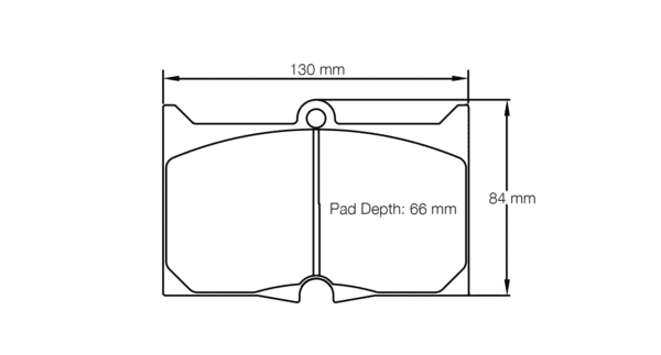 S8059H03001 - Pagid RSH 3 Brake Pads; Front/Rear - Image 2