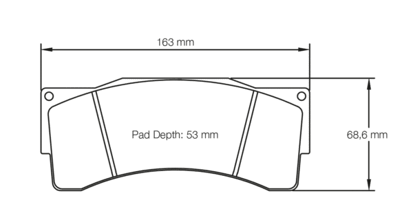 S2559L01001 - Pagid RSL 1 Brake Pads; - Image 2