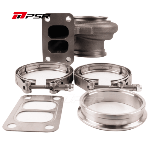 PSR 62G Turbine Housings for 5862G 6262G 6862G Turbos – T3 divided Inlet, V-band Outlet, 0.86A/R