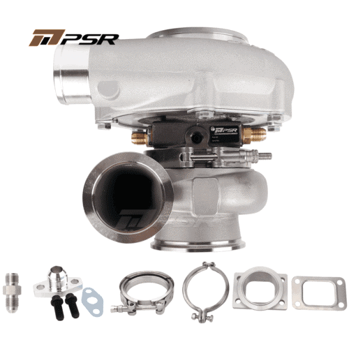 PSR Forward Rotation 6255G Dual Ball Bearing Turbocharger HP Rating 900 – DV 1.01A/R+An adapter Vband to T3, T51R Mod