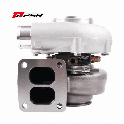 PSR Forward Rotation 6262G Dual Ball Bearing Turbocharger HP Rating 900 – T4 Divided 1.06A/R, T51R 0.72A/R 2″ Outlet
