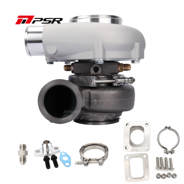 PSR Forward Rotation 6262G Dual Ball Bearing Turbocharger HP Rating 900 - T4 1.01A/R(Dual vband 1.01A/R + An adapter Vband to T4)