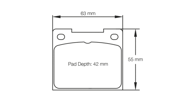 S3102H03001 - Pagid RSH 3 Brake Pads; Front/Rear - Image 2