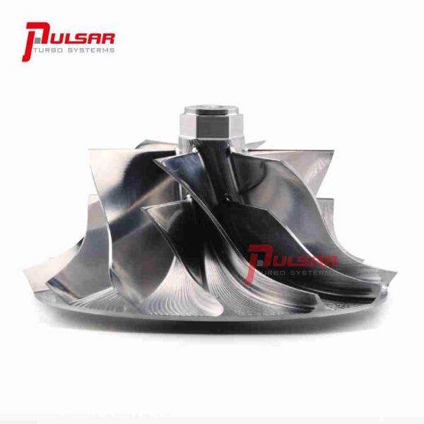 05-07 Ford 6.0L Powerstroke Turbo Billet Compressor Wheel + Rebuild Kit - Image 3