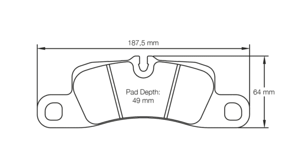 S4918R29001 - Pagid RSL 29 Brake Pads; Rear - Image 2
