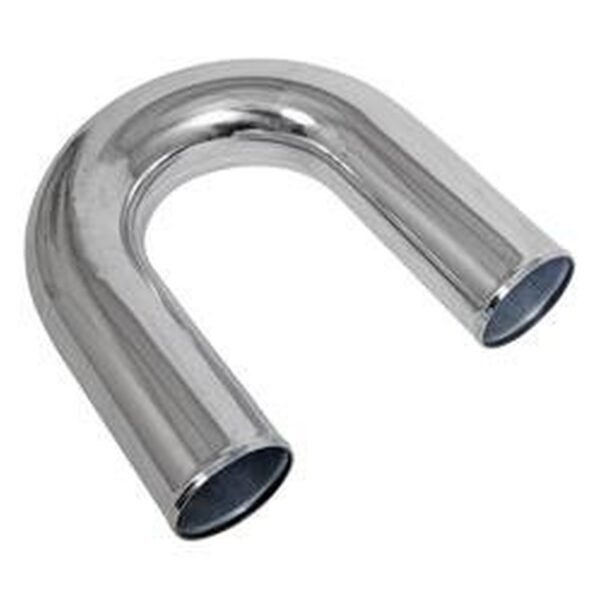Aluminium elbow universal D-76/180 degree 50cm