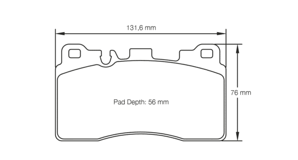 S8089C01001 - Pagid RSC 1 Brake Pads; Rear - Image 2