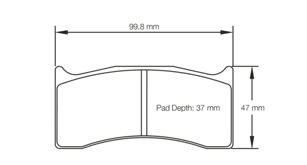 E8000R4201 - Pagid RS 42 Brake Pads; - Image 2