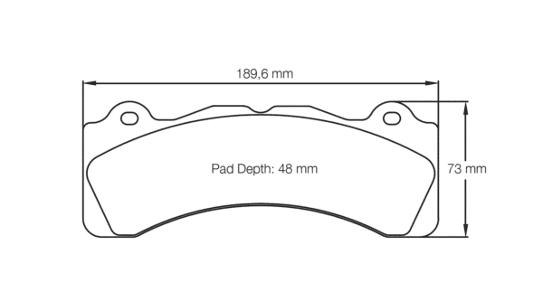 E8061R2901 - Pagid RSL 29 Brake Pads; Front - Image 2