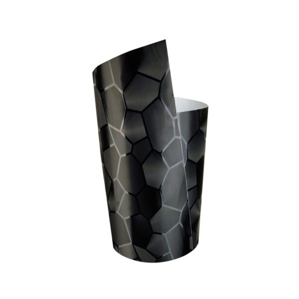 Cockpit Design foil Hexagon black