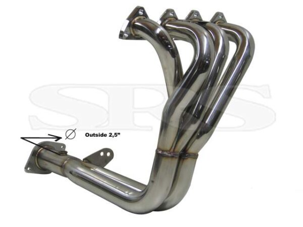 4-2-1 Header 2.5 Stainless Steel (Honda B-Engines)