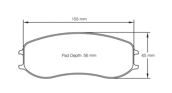 S4928L01001 - Pagid RSL 1 Brake Pads; Front - Image 2