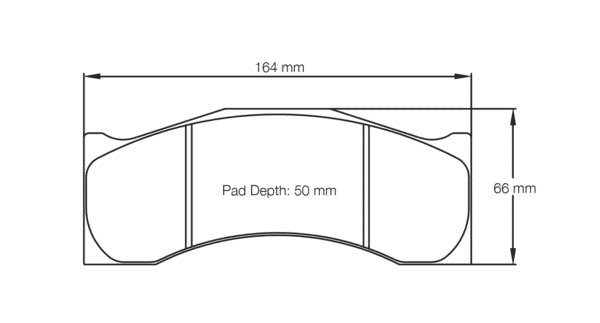 S8044T03001 - Pagid RST 3 Brake Pads; - Image 2