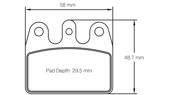 S5100K02001 - Pagid K 2 Brake Pads; Rear - Image 2