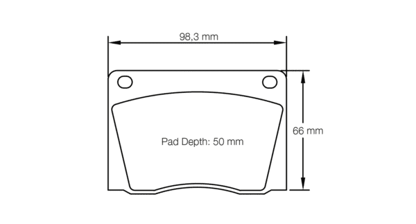 S8042H29E01 - Pagid RSH 29E Brake Pads; Front - Image 2