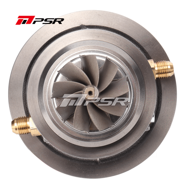 PSR 4849A With PTG Style Compressor wheel Dual Ball Bearing Turbocharger HP Rating 550 - W/O Turbine Housing, without Compressor Cover