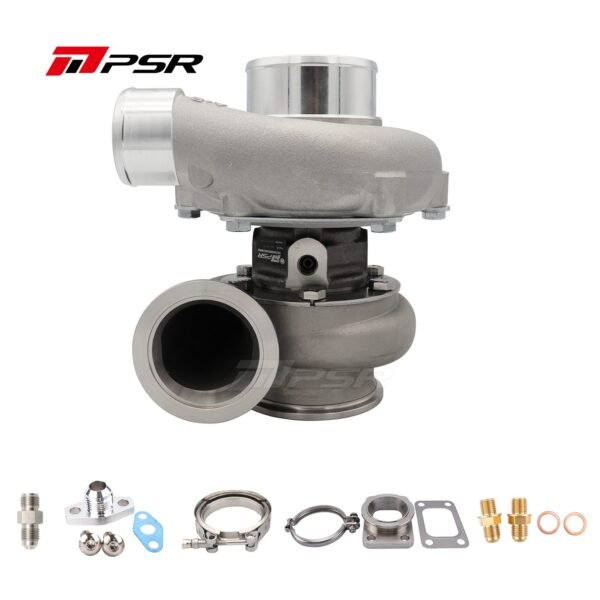 PSR2867 Gen2 Dual Ball Bearing Turbocharger - .64 Stainless Steel Dual V-Band+T25 Adapter