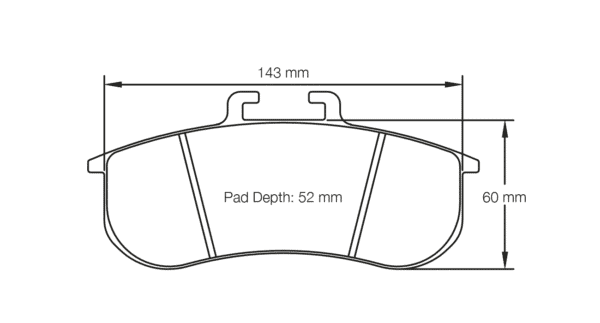 S8197R29001 - Pagid RSL 29 Brake Pads; Front - Image 2