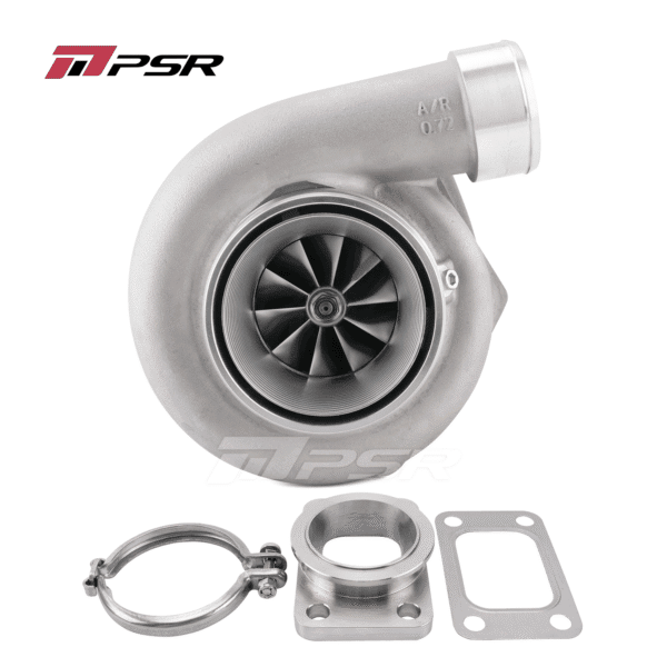 PSR3584 GEN2 Dual Ball Bearing Turbocharger - .82 STAINLESS STEEL DUAL V-BAND+T25 Adapter