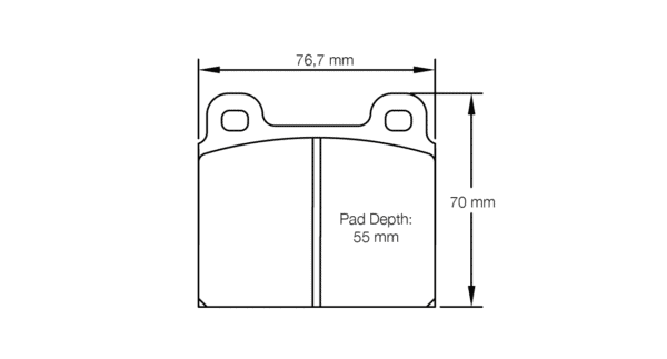 S4501H29E01 - Pagid RSH 29E Brake Pads; Front - Image 2