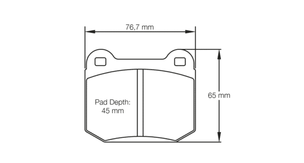 E158729010 - Pagid RSL 29 Brake Pads; Rear - Image 2