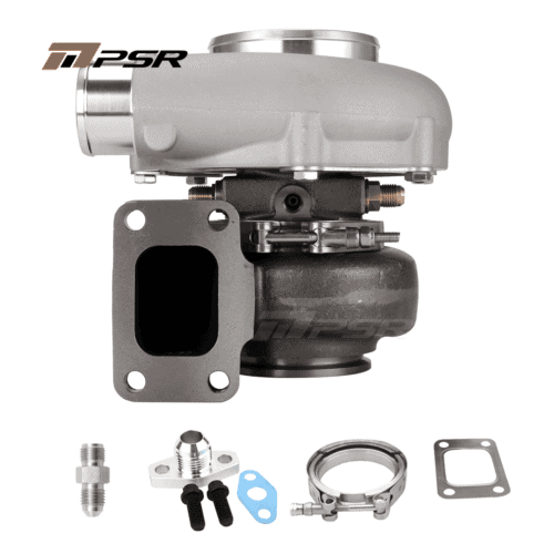 PSR Forward Rotation 6262G Dual Ball Bearing Turbocharger HP Rating 900 – Stainless Steel .82A/R T3 W/O IWG(+Vband to T3 Adapter)
