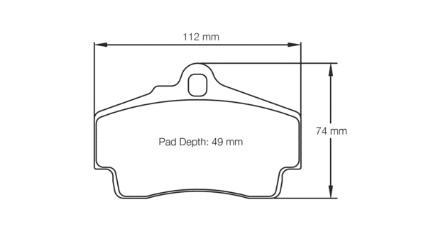 S2406L01001 - Pagid RSL 1 Brake Pads; Rear - Image 2