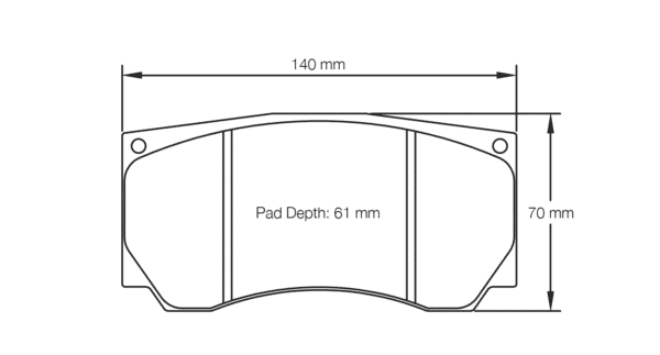 S8033T01001 - Pagid RST 1 Brake Pads; Front - Image 2