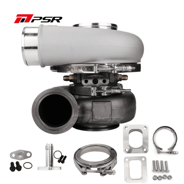 PSR Forward Rotation 7375G COMPACT Dual Ball Bearing Turbocharger HP Rating 1200 - 1.01 A/R DUAL V-BAND+An Adapter Vband to T4