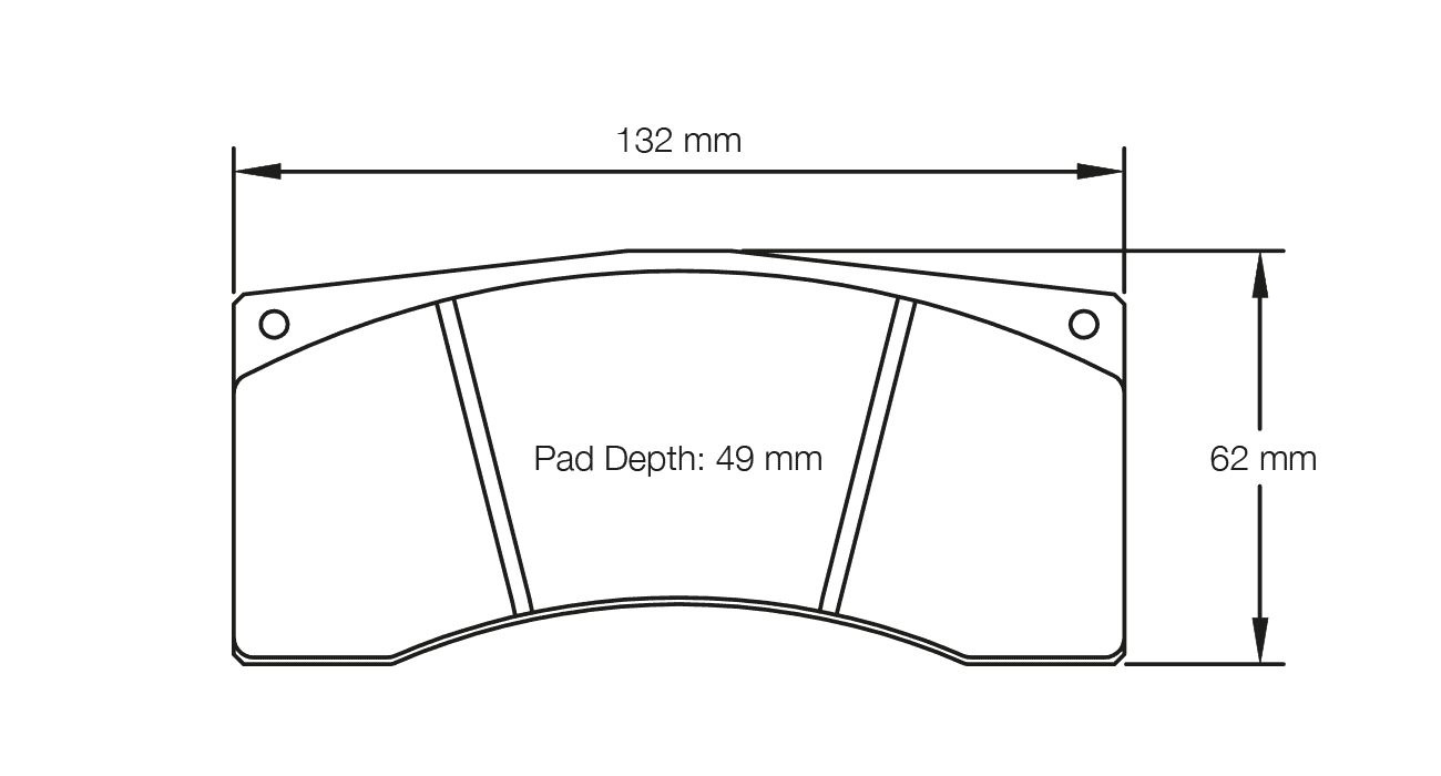 E8037R1901 - Pagid RSL 19 Brake Pads; Rear - Image 2
