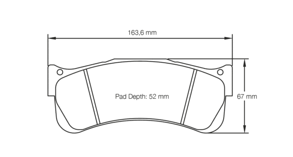 S2488RSX001 - Pagid RSX Brake Pads; Front - Image 2