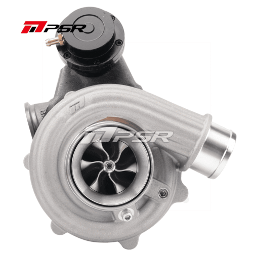 PSR 5455A With PTG Style Compressor Wheel Dual Ball Bearing Turbocharger HP Rating 660 – 0.49A/R Dual Vband IWG, T51R Mod
