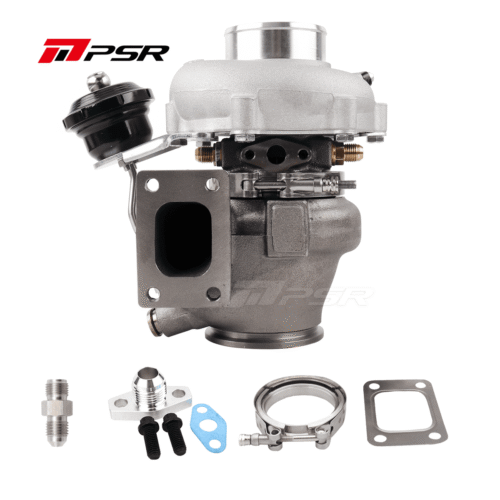 PSR Forward Rotation 6255G Dual Ball Bearing Turbocharger HP Rating 900 – T25 .72 V-Band IWG, T51R Mod