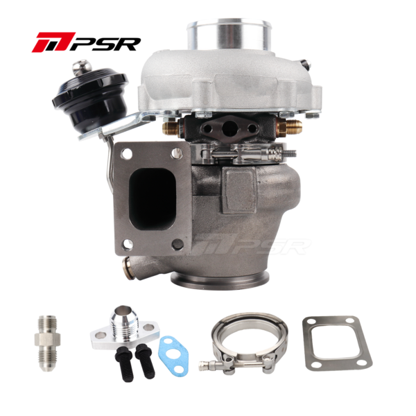 PSR Forward Rotation 6255G Dual Ball Bearing Turbocharger HP Rating 900 - T25 .72 V-Band IWG, T51R Mod
