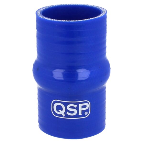Silicone hump hose - coupler - 89 mm - Blue
