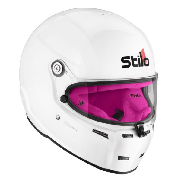 Stilo ST5FN CMR Kart helmet - White/Pink - Size 54-XS