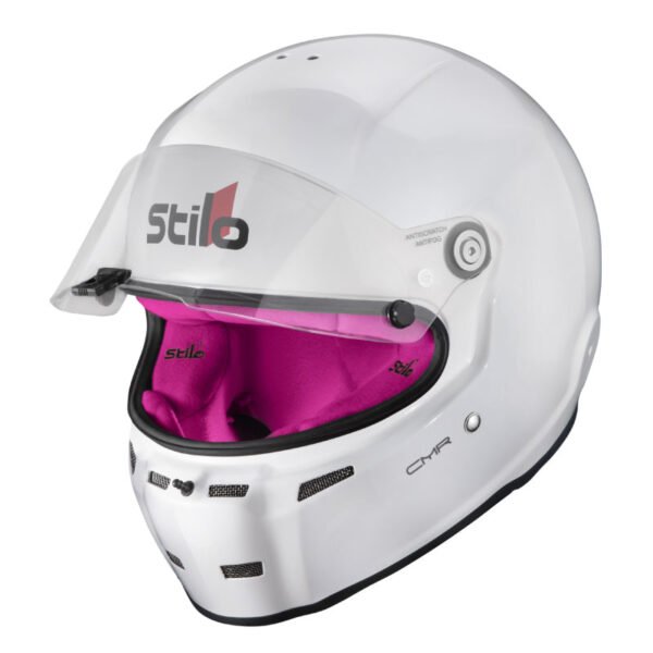 Stilo ST5FN CMR Kart helmet - White/Pink - Size 54-XS