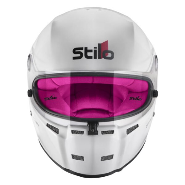 Stilo ST5FN CMR Kart helmet - White/Pink - Size 54-XS