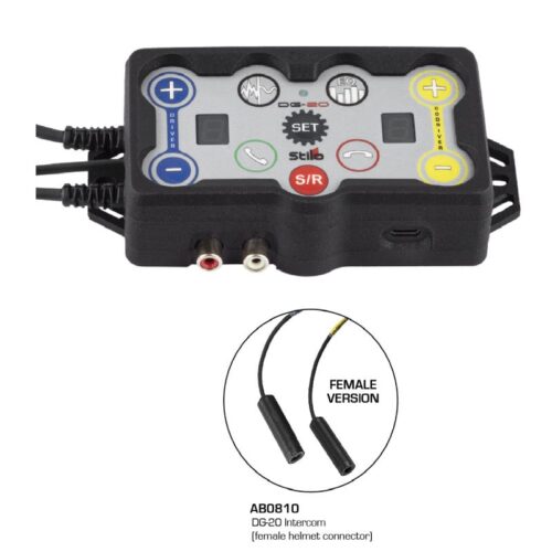 Stilo DG-20 Digital Intercom (female helmet connector)