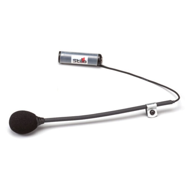 Stilo microphone with connector for open face helmet (universal)